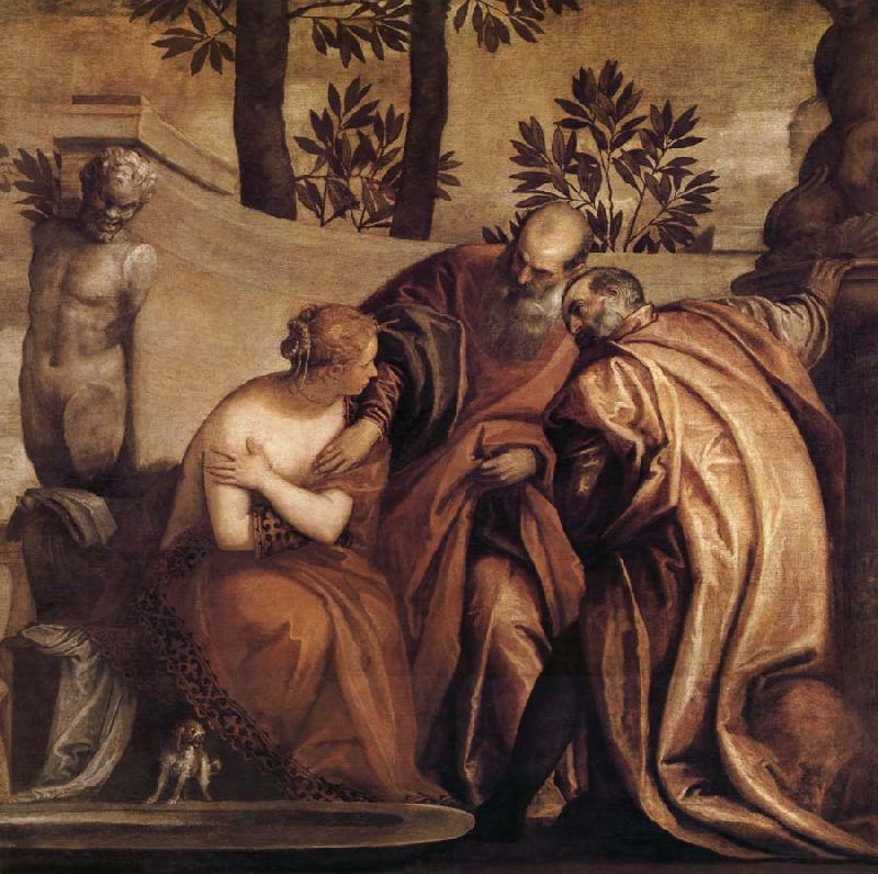 Paolo Veronese Suzanne et les vieillards oil painting image
